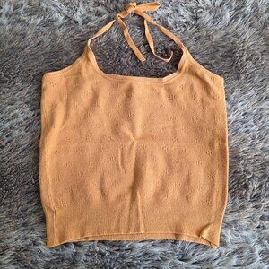Guess Halter crop Top orange S